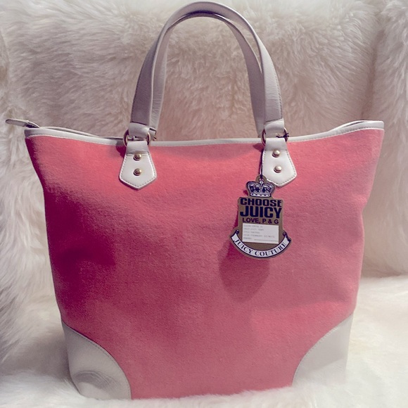 Juicy Couture Pink / Strawberry Ice Tote NWT Excellent Condition - Picture 6 of 13